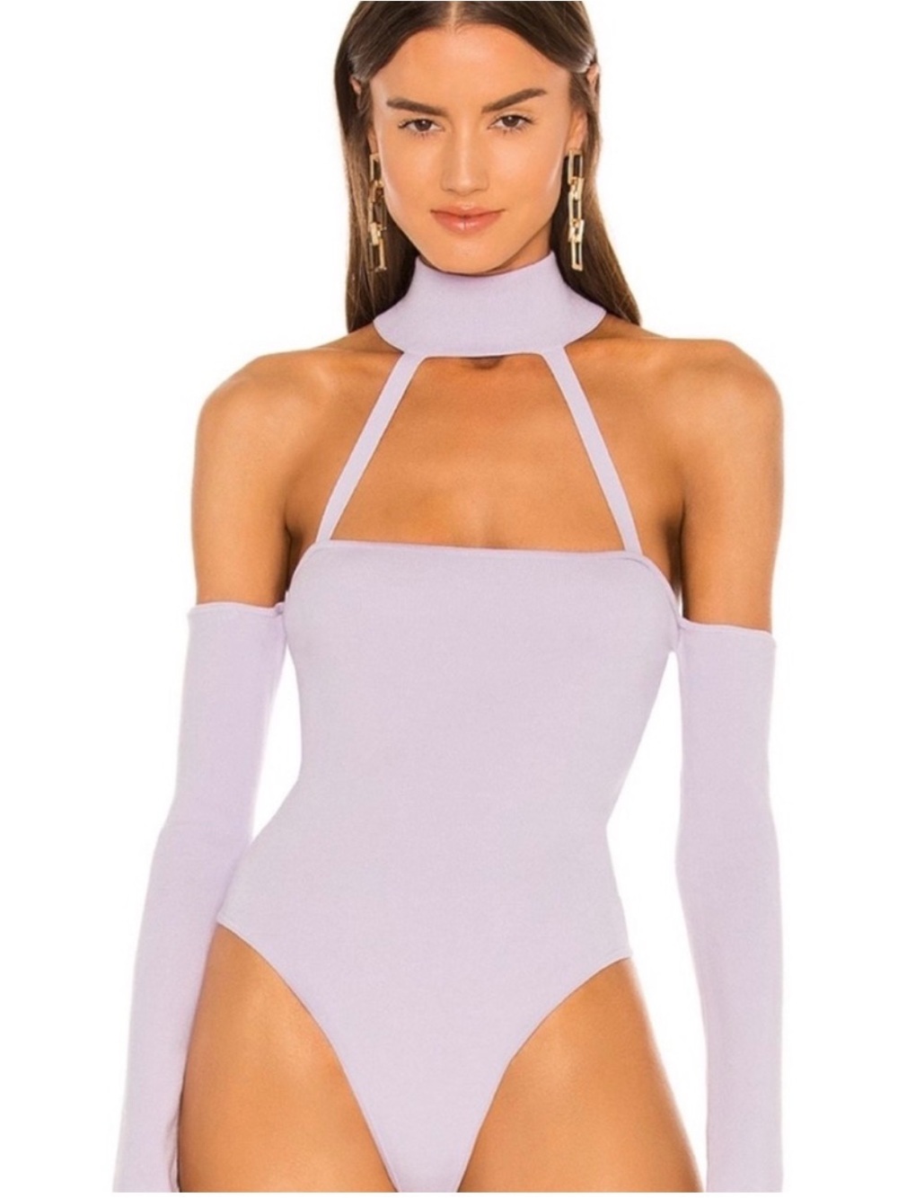 Michael Costello X Revolve Lavender Bodysuit 
NWT